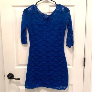 Hollister. Blue bodycon dress size M